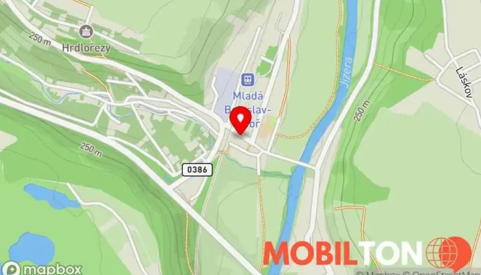 mapa Restaurace U Mendlíků Restaurace v Debř