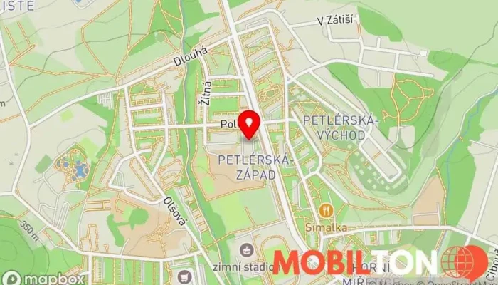 mapa Restaurace 