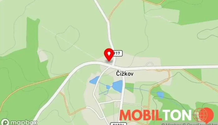 mapa Restaurace U Oskara Restaurace, Česká restaurace v Čížkov