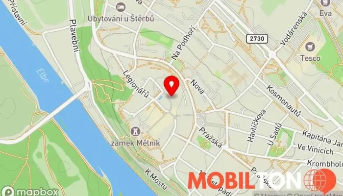 mapa Restaurace U Piráta Restaurace v nám. Míru 6/5