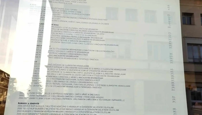 Restaurace U Posty Menu - Žďár Nad Sázavou 6