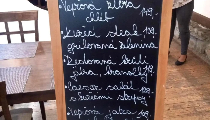 Restaurace U Sladku Menu - Centrum