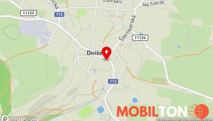 mapa Restaurace u Sokola Restaurace v Tyršovo nám. 27