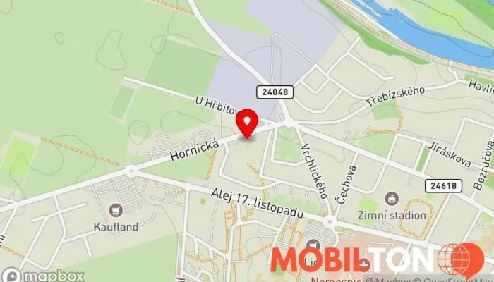 mapa Restaurace U Svobodů Česká restaurace, Restaurace v Hornická 1570