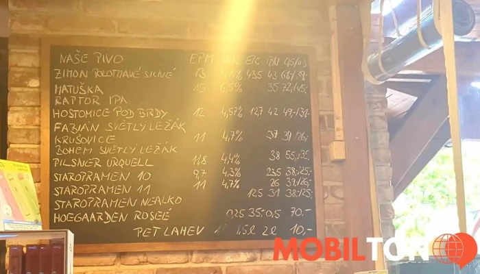 Restaurace U Zimu Menu - Husova 7