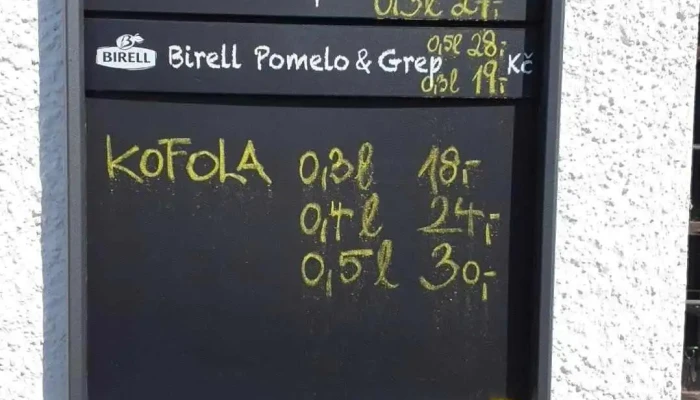 Restaurace V Kempu -  Menu - Prunéřov