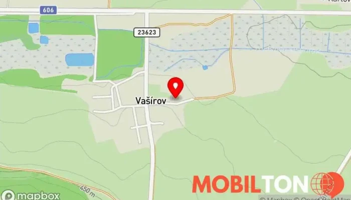 mapa Restaurace Vašírovský Dvůr Restaurace v Vašírov