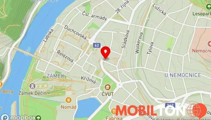 mapa Restaurace Ve Dvoře Restaurace v Pohraniční 333