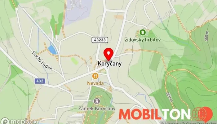 mapa Restaurace Záložna Restaurace v Náměstí 155