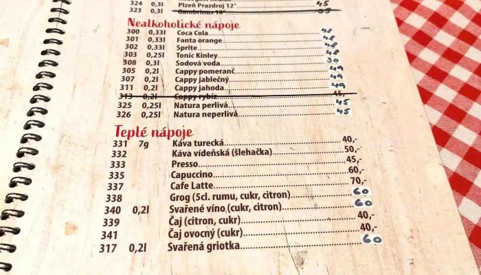 Restaurace Zatisi Menu - Rumburk 1