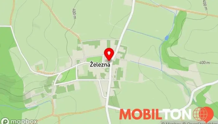 mapa Restaurace Železná Restaurace v Železná