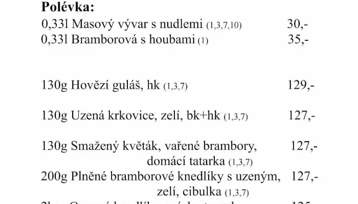 Restaurace Zelezna Od Vlastnika - Železná