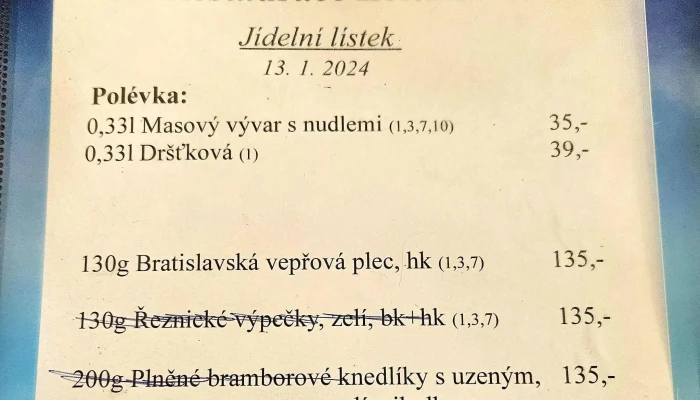 Restaurace Zelezna železna - Železná