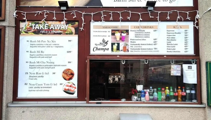 Restaurant Champa -  Menu - Praha 6-dejvice
