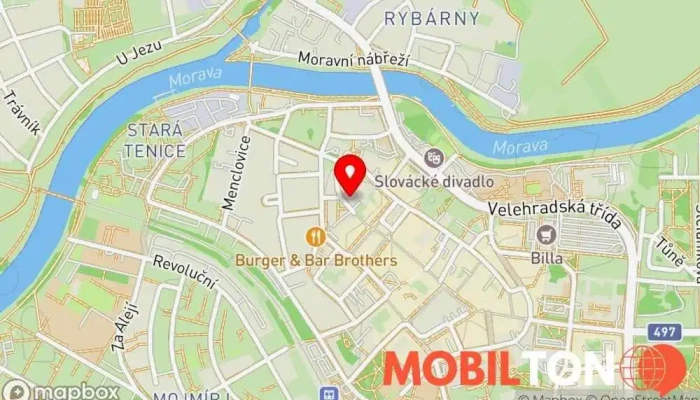 mapa Restaurant Net Restaurace v Jindřicha Pruchy 310