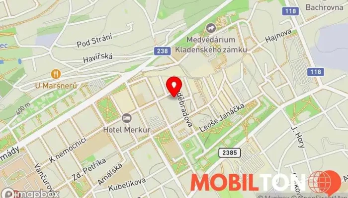 mapa Restaurant Việt Thái Vietnamská restaurace v Vašatova 3216