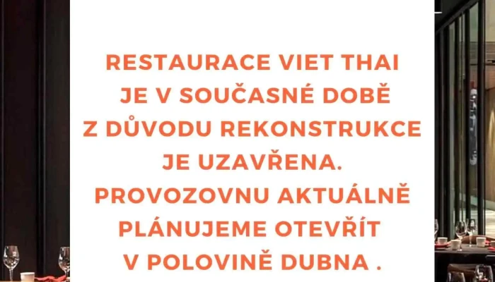 Restaurant Viet Thai Nejnovejsi - Vašatova 3216