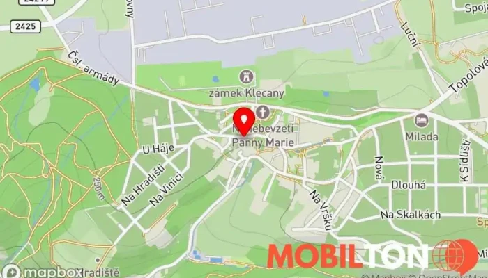 mapa Řeznictví, uzenářství - Václav ŠŤASTNÝ Řeznictví, Prodejna uzenin, Rychlé občerstvení v Do Kaštan 18
