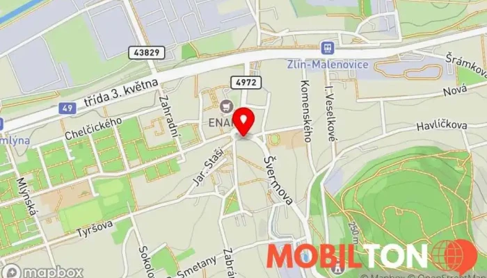 mapa RISTORANTE Margherita Italská restaurace, Pizzerie v Švermova 100