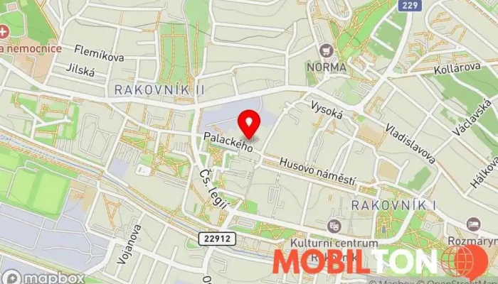 mapa RMPraga Svatební služby v Palackého 78