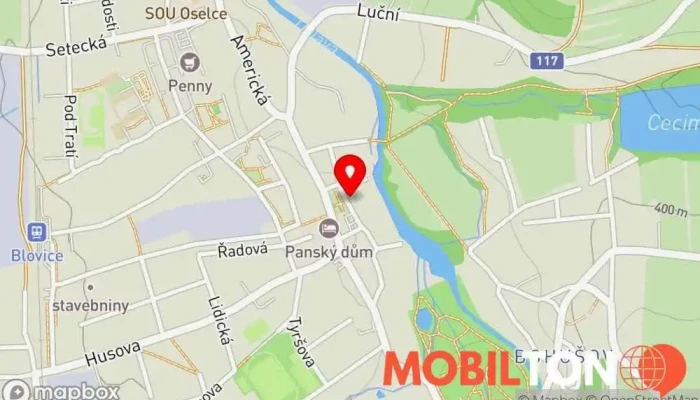 mapa Rosa Computers - Václav Diviš Prodej elektroniky v Masarykovo nám. 176