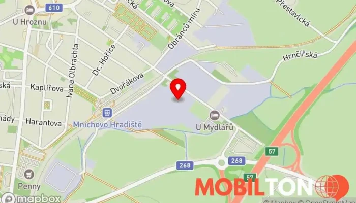 mapa RÖSLERJÍDLO s.r.o. Restaurace v Jiráskova 597