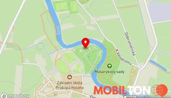 mapa Roubenka Restaurace v Masarykovy sady 1470