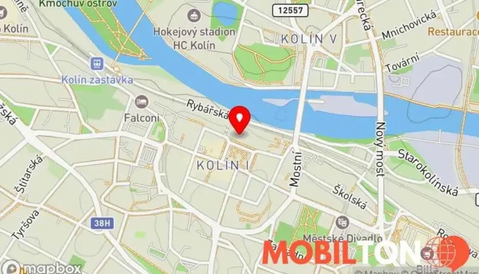 mapa Royal Restaurant Kolín Česká restaurace v Kolín I