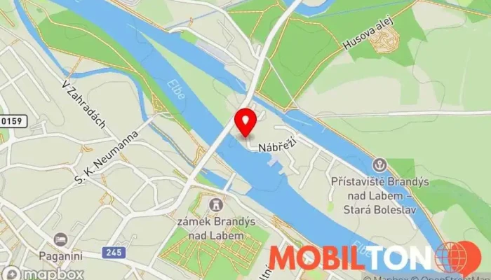 mapa Rybička restaurace & bistro Restaurace v Nábřežní 1640