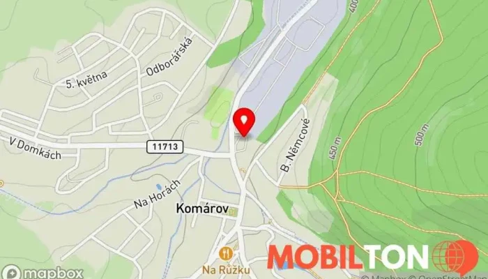 mapa Rychlé občerstvení Bistro v Buzulucká 537