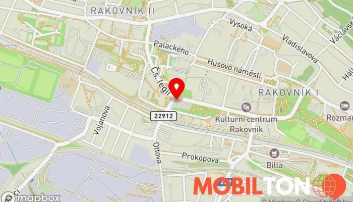 mapa Rychlé občerstvení Bistro v 