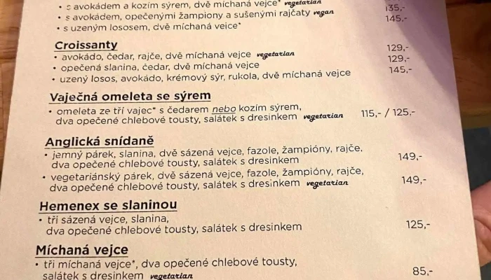 Rynk Menu - Nám. T. G. Masaryka 154