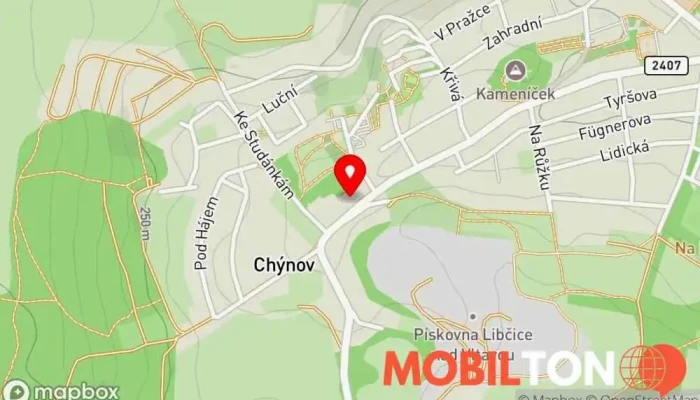 mapa Saigon Hospoda v Chýnovská 684