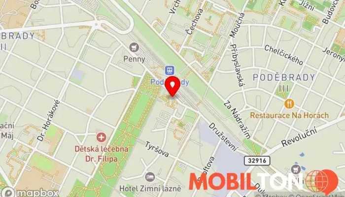 mapa Samer kebab Restaurace v Družstevní