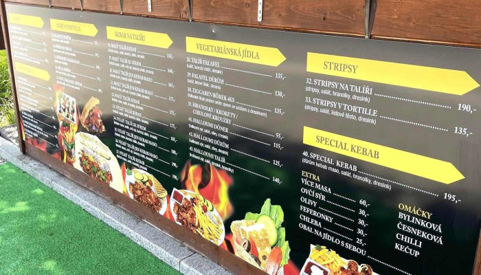 Samer Kebab -  Menu - Družstevní