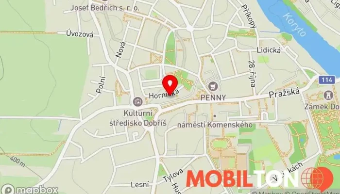 mapa Sechuan Restaurace v Mírové nám. 75