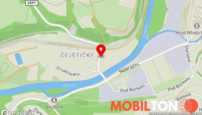 mapa Sehyl Zdeněk Barbeque restaurace v Nádražní 325