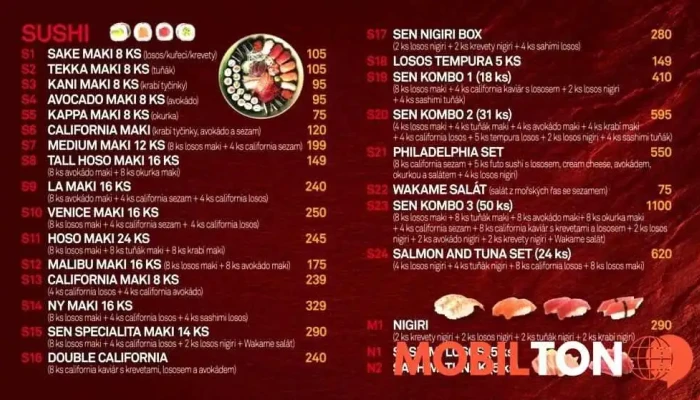 Sen Bistro Jihlava -  Menu - Havlíčkova 22