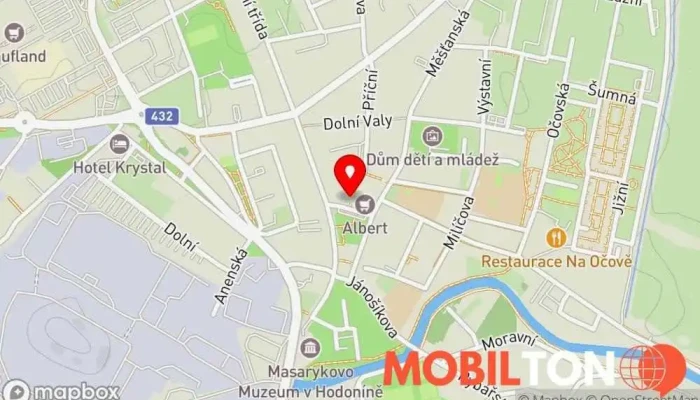 mapa Servis Hodonín Opravy počítačů, Opravna elektroniky, Prodej elektroniky, Opravna mobilních telefonů v Masarykovo nám. 259/13