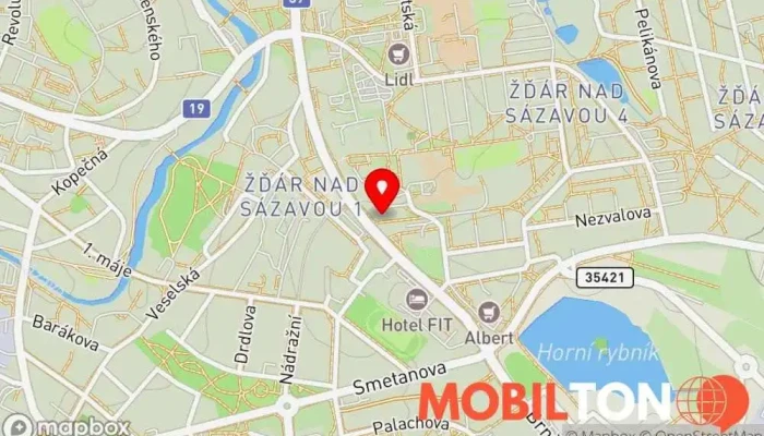 mapa Servis mobilů Opravna mobilních telefonů v 