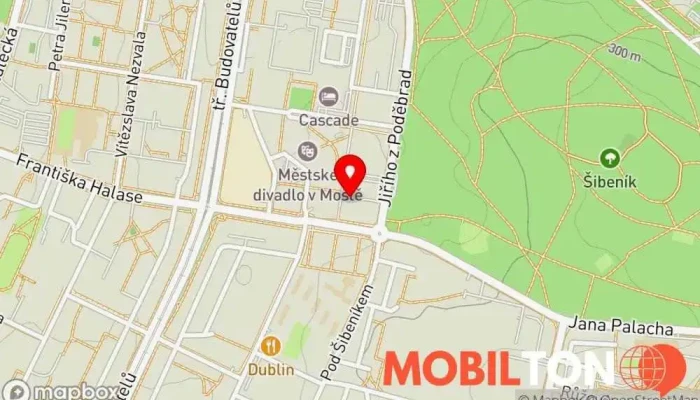 mapa Servis mobilů Prodej mobilních telefonů v Jaroslava Průchy 1682/1
