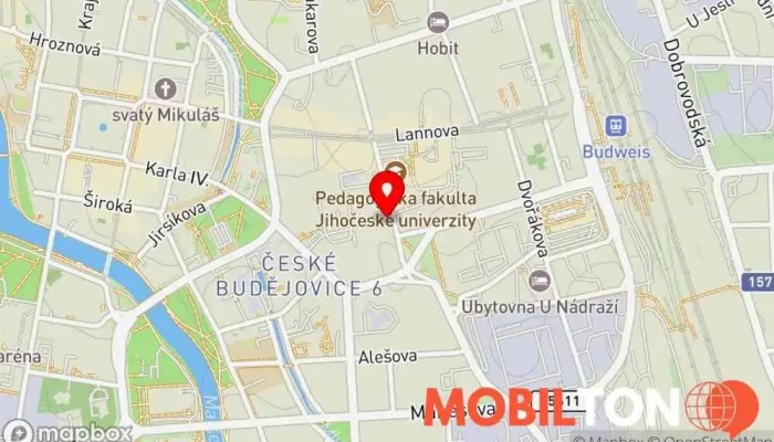 mapa Servis Multi Mobil CB Opravna mobilních telefonů v České Budějovice 6