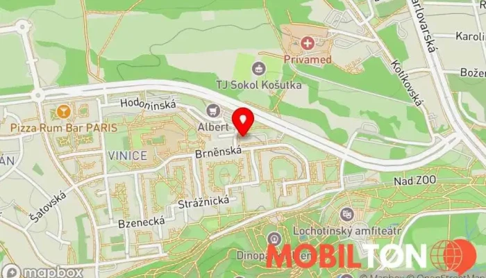 mapa Servis počítačů Plzeň Opravy počítačů v Plzeň 1