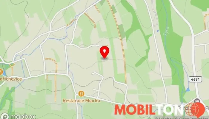 mapa Servis - Svět iPhonu Opravna mobilních telefonů, Service establishment v 