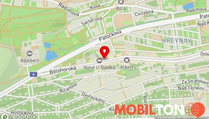 mapa ServisMobilu.cz Opravna mobilních telefonů, Prodej mobilních telefonů, Opravy počítačů, Telekomunikační technik v Praha 6