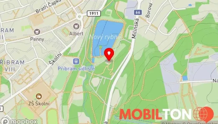 mapa SeZaM bistro Nový Rybník Bistro v Legionářů 378