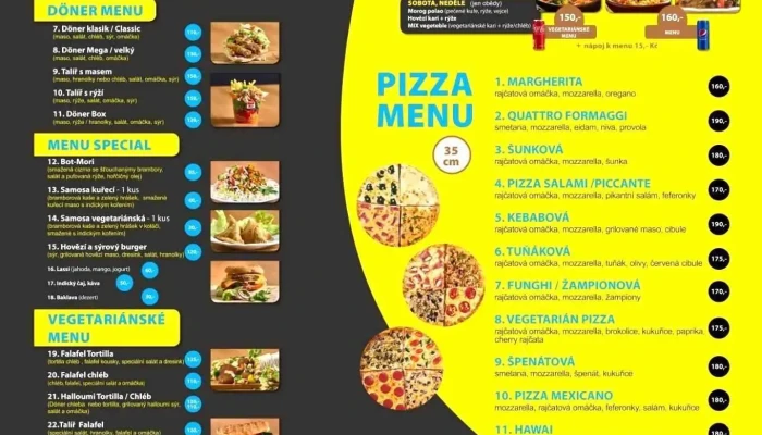 Shahul Kebab Pizza Menu - Rozdělov