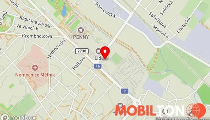 mapa Shell Čerpací stanice, Automyčka, Smíšené zboží, Prodejna sendvičů v Mladoboleslavská 3561