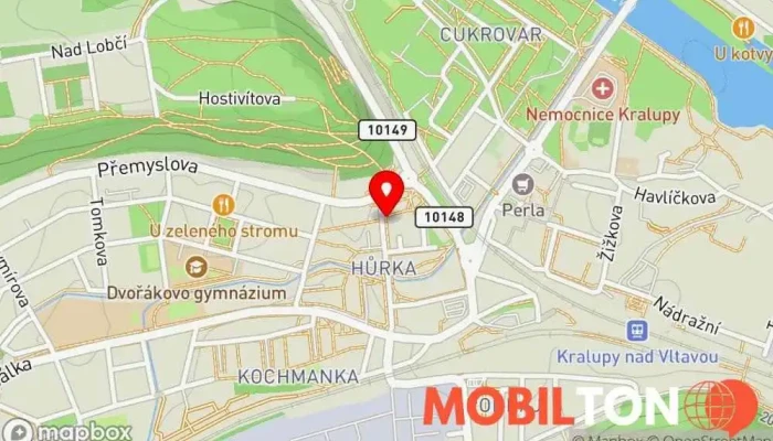 mapa Shi Wei Tian Čínská restaurace v Hennigsdorfská