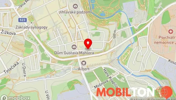 mapa Skrz naskrz Bar v Čajkovského 655/35